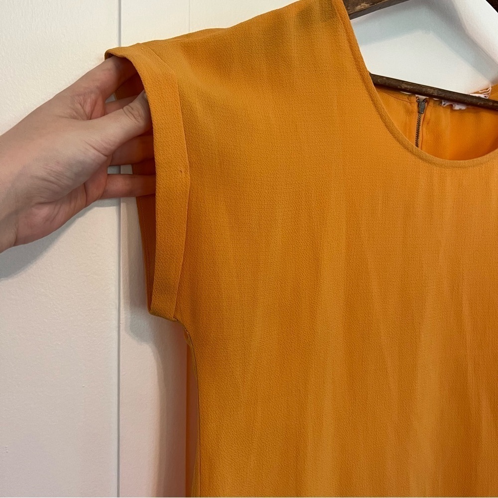 Pink Rose Women’s Medium Yellow Summer Blouse Tee - Picture 5 of 10